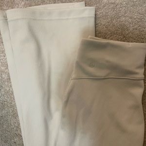 Lululemon Softstreme Ribbed Flare Pants